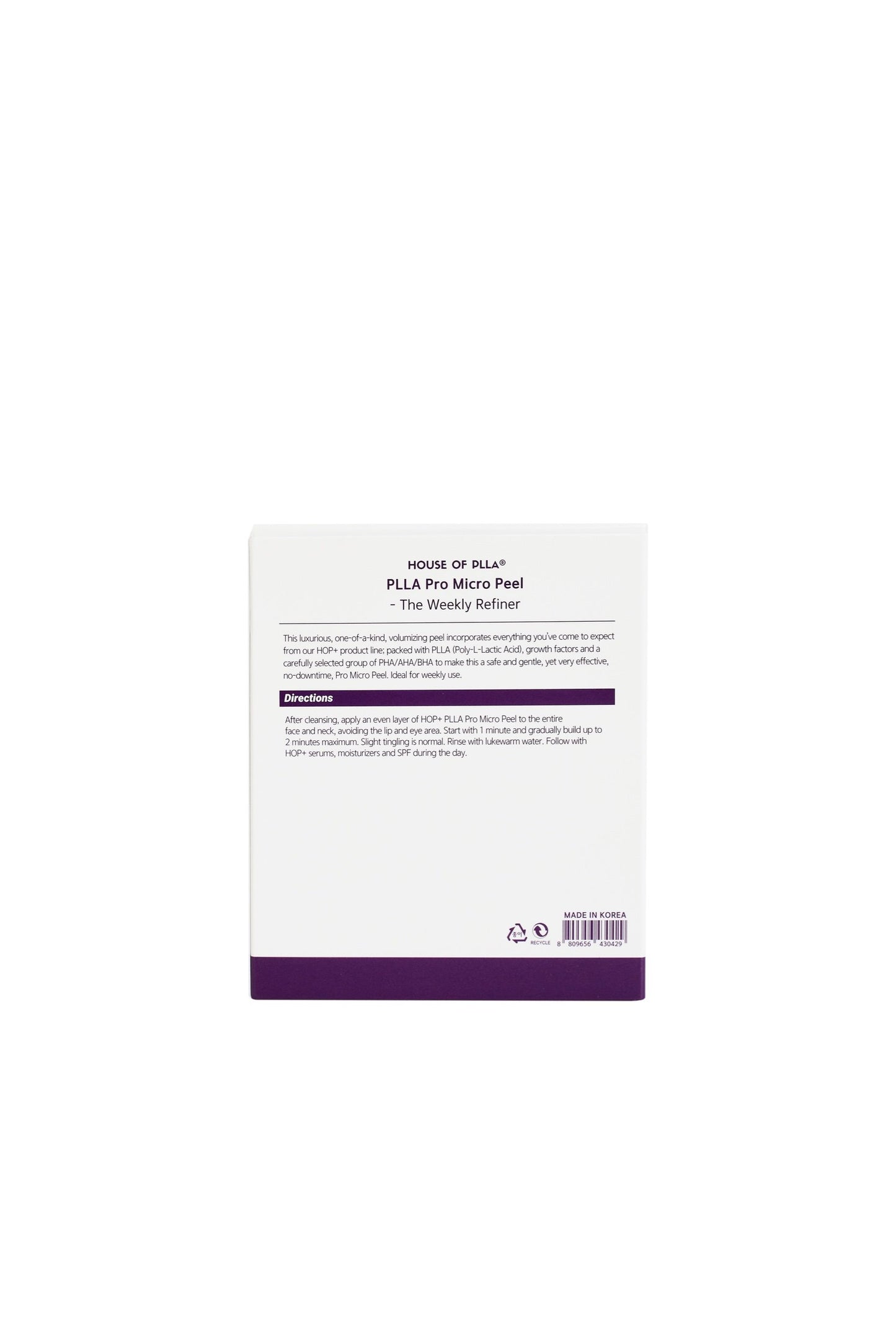 PLLA Micro-Peel