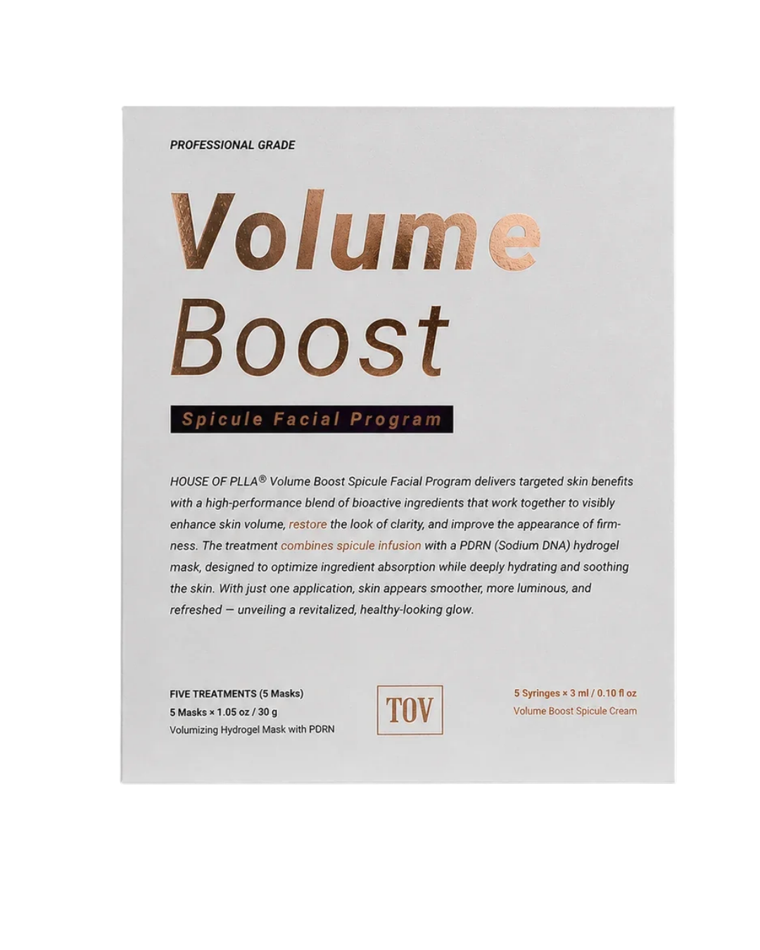 HOP+ Volume Boost Spicule Facial Program